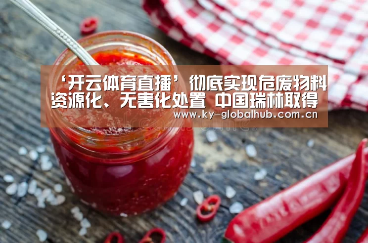 ‘开云体育直播’彻底实现危废物料资源化、无害化处置 中国瑞林取得固废领域创新成果(图1) 开云赛事直播